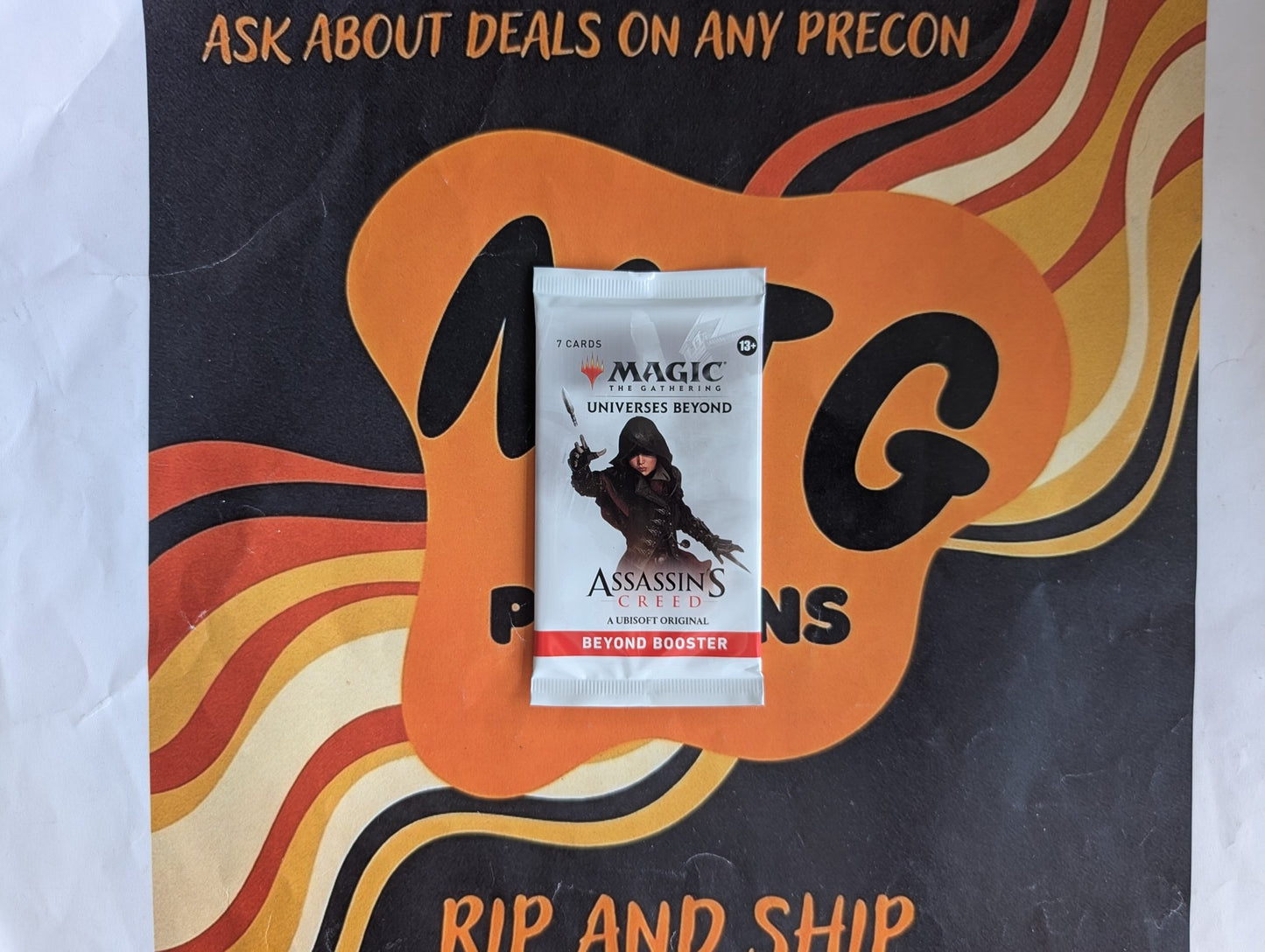 Magic: The Gathering - Assassin's Creed Beyond Booster Pack - real product photo