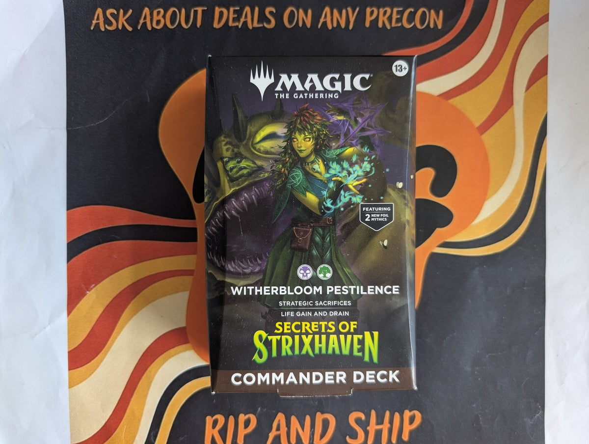 Witherbloom Pestilence Commander Deck - real product photo