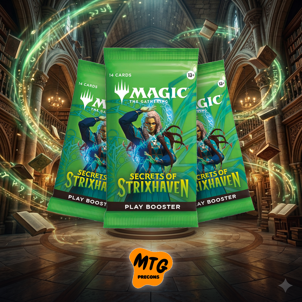Magic: The Gathering - Secrets of Strixhaven Play Booster 3-Pack Bundle