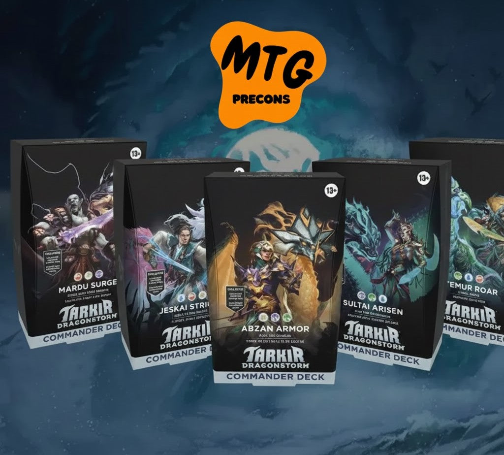 MTG Tarkir Dragonstorm Commander Deck Set All 5 Decks 190 MTG Precons MTG Tarkir Dragonstorm Commander Deck Set All 5 Decks 190 MTG Precons