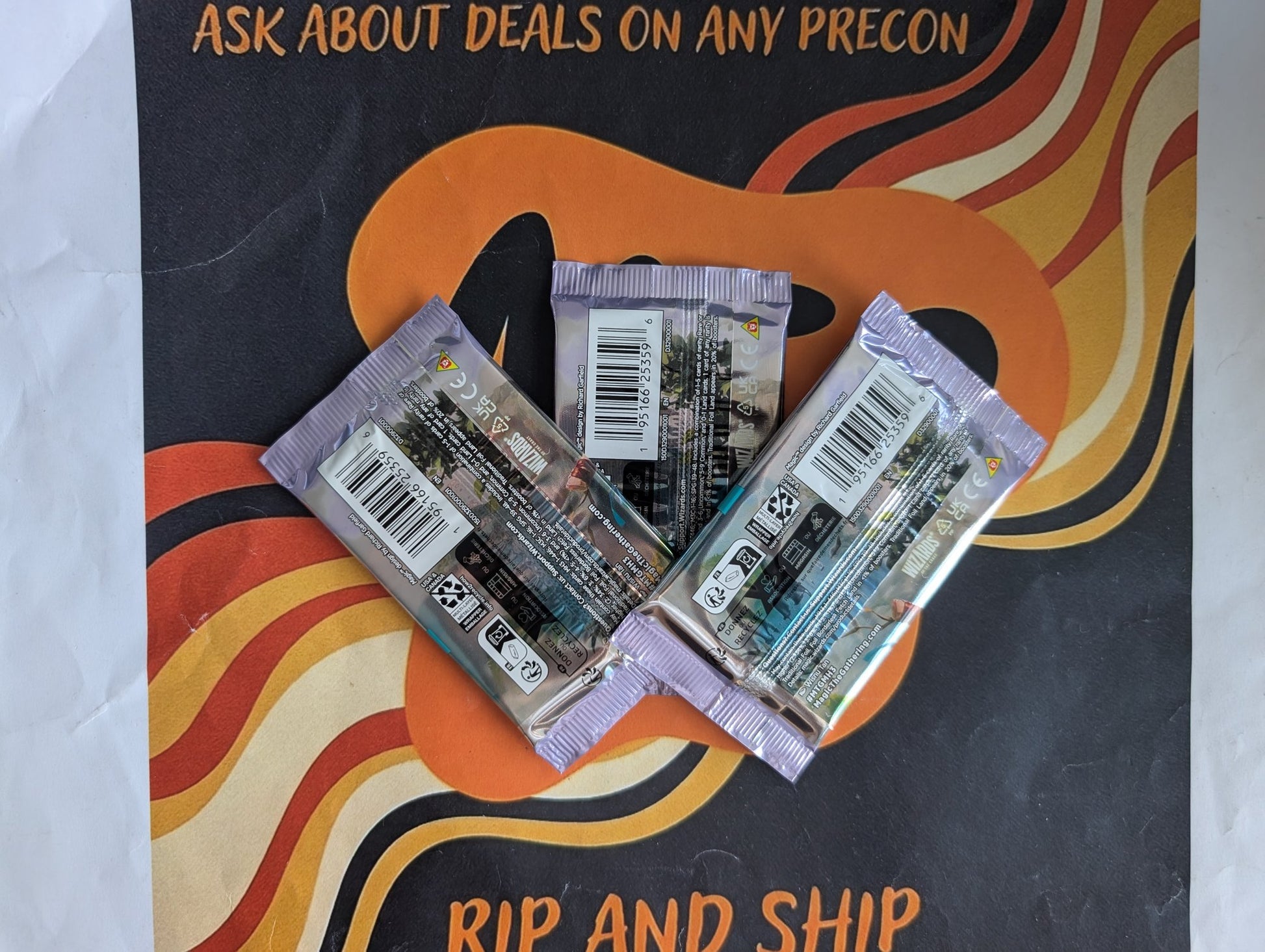 MTG Modern Horizons 3 - 3x Play Booster Packs - real product photo