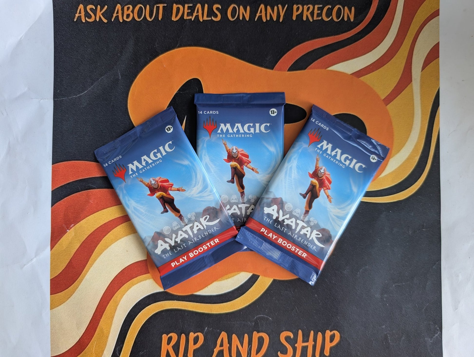 Magic: The Gathering - Avatar: The Last Airbender Play Booster 3-Pack Bundle - real product photo
