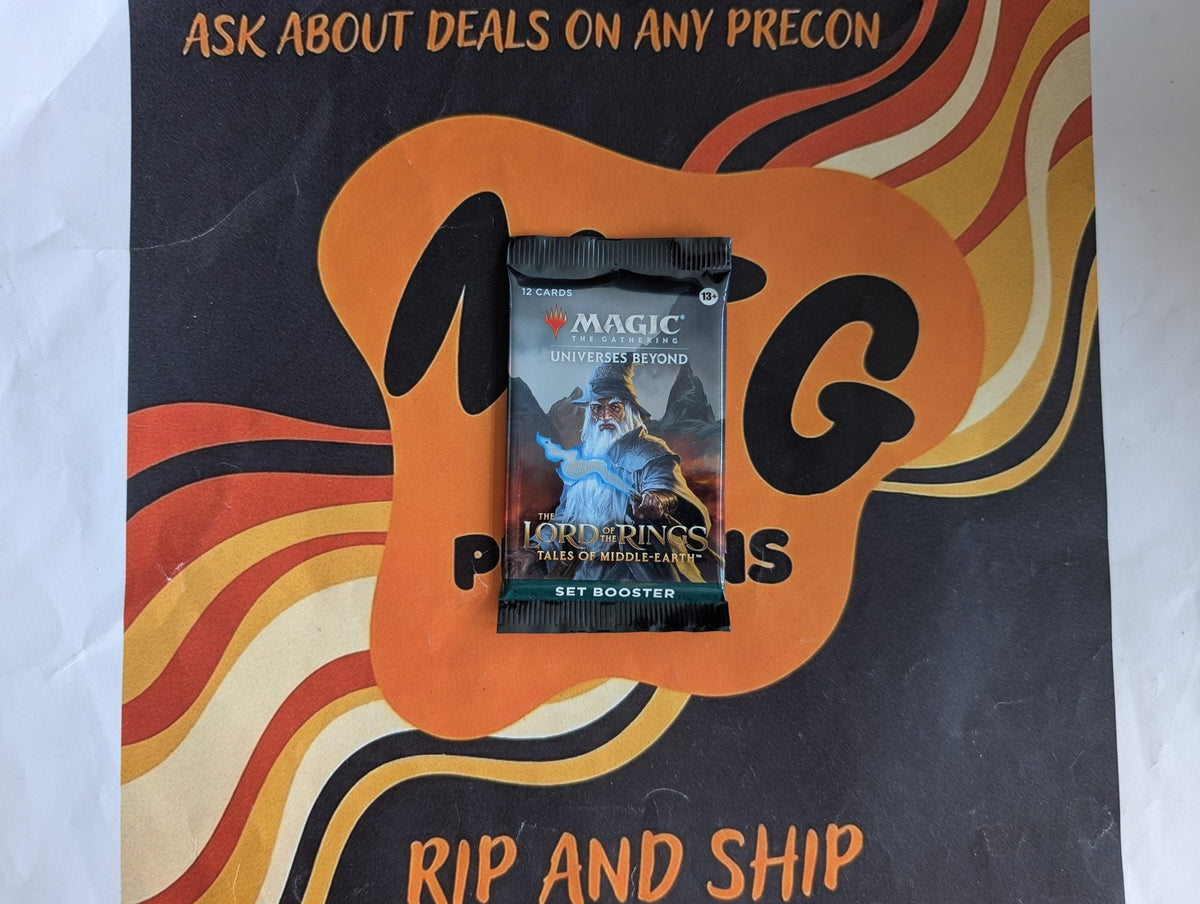 Magic: The Gathering - The Lord of the Rings: Tales of Middle-earth Set Booster Pack - real product photo