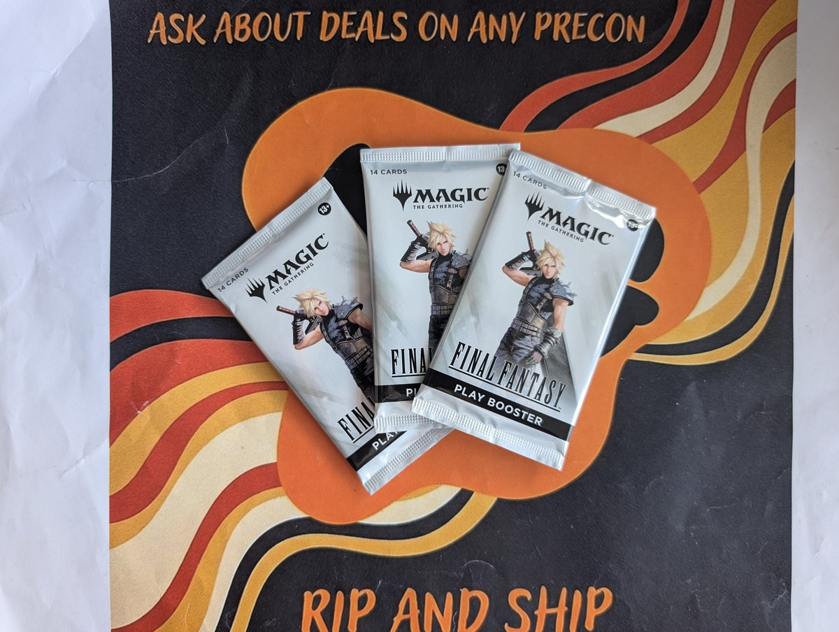 Magic: The Gathering Final Fantasy Play Booster Pack Bundle (3 Packs) - real product photo