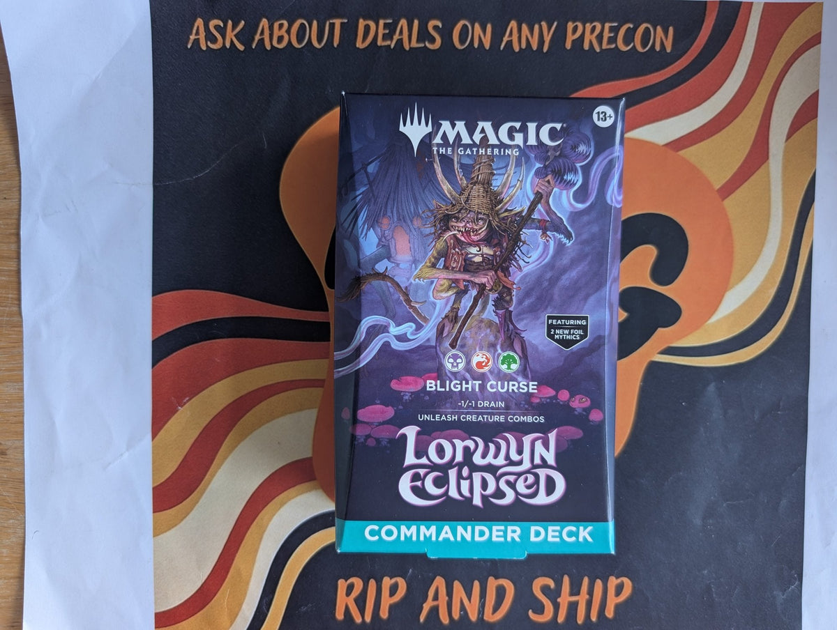 Blight Curse Commander Deck - real product photo