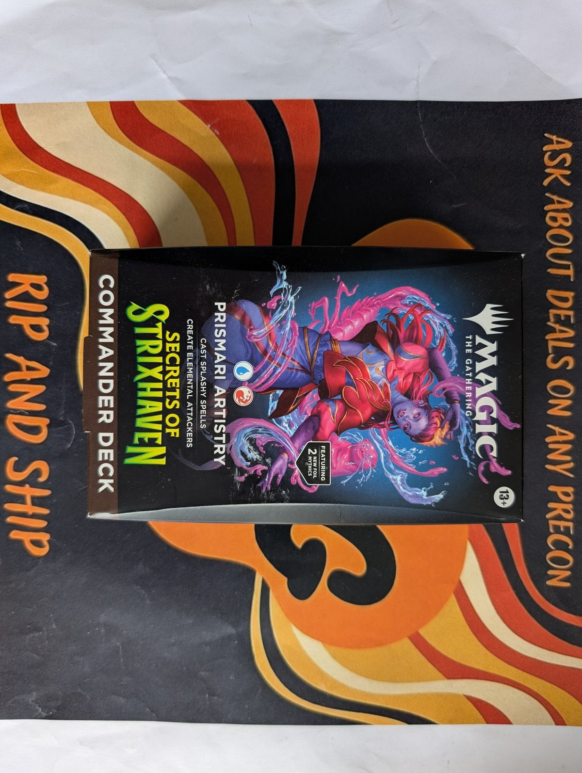 Prismari Artistry Commander Deck - real product photo