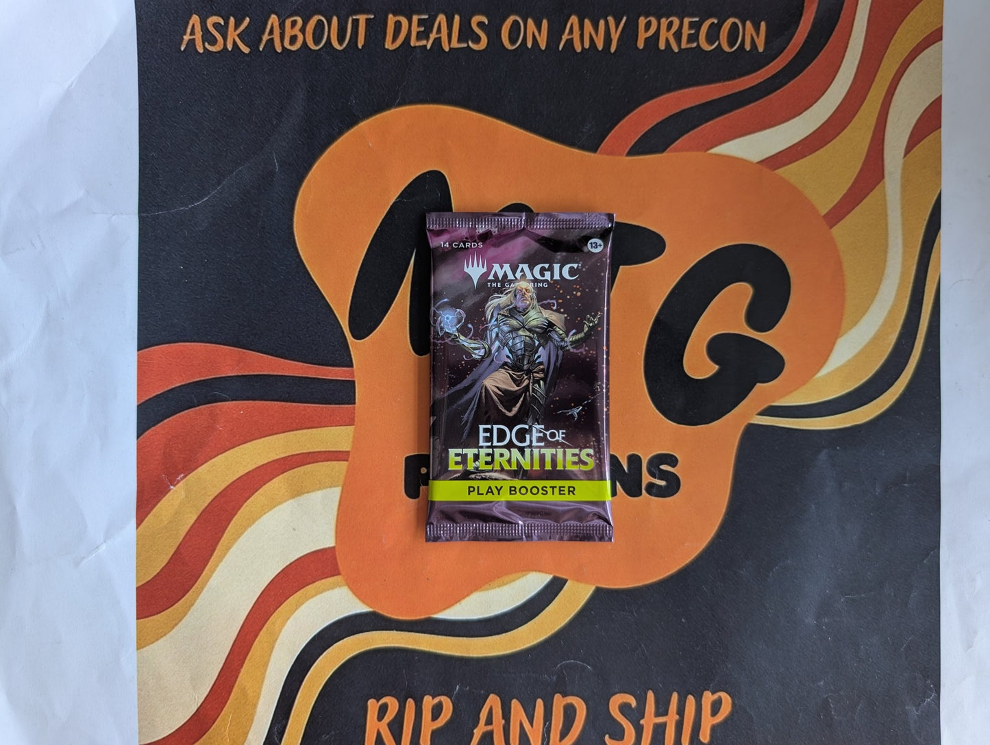 Magic: The Gathering - Edge of Eternities Play Booster Pack - real product photo