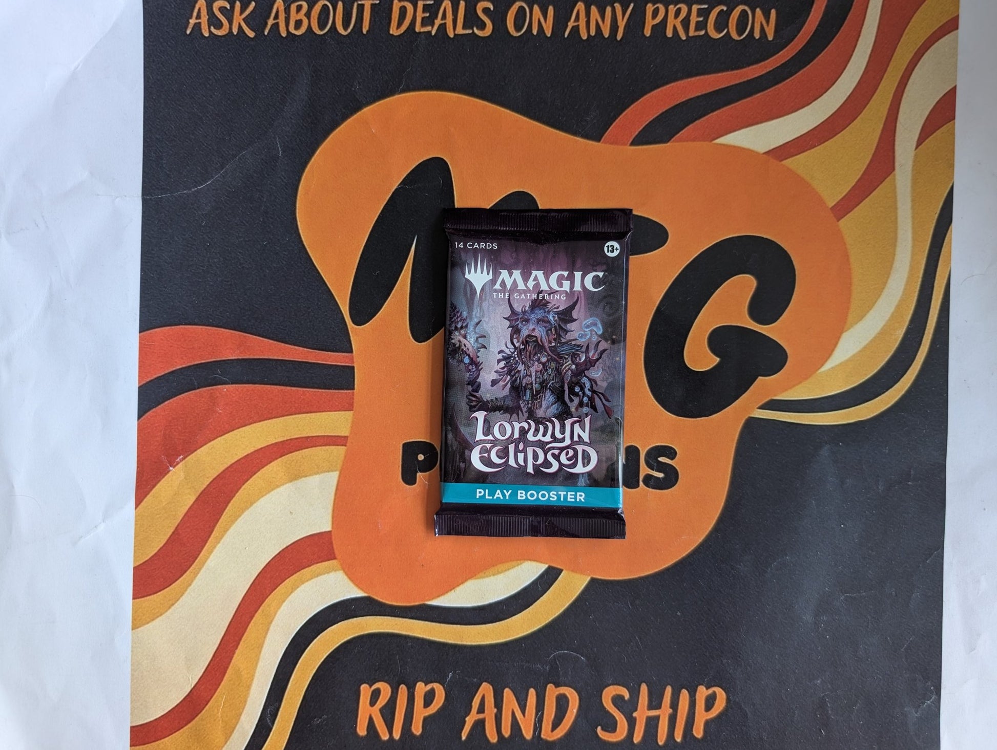Magic: The Gathering - Lorwyn Eclipsed Play Booster Pack - real product photo