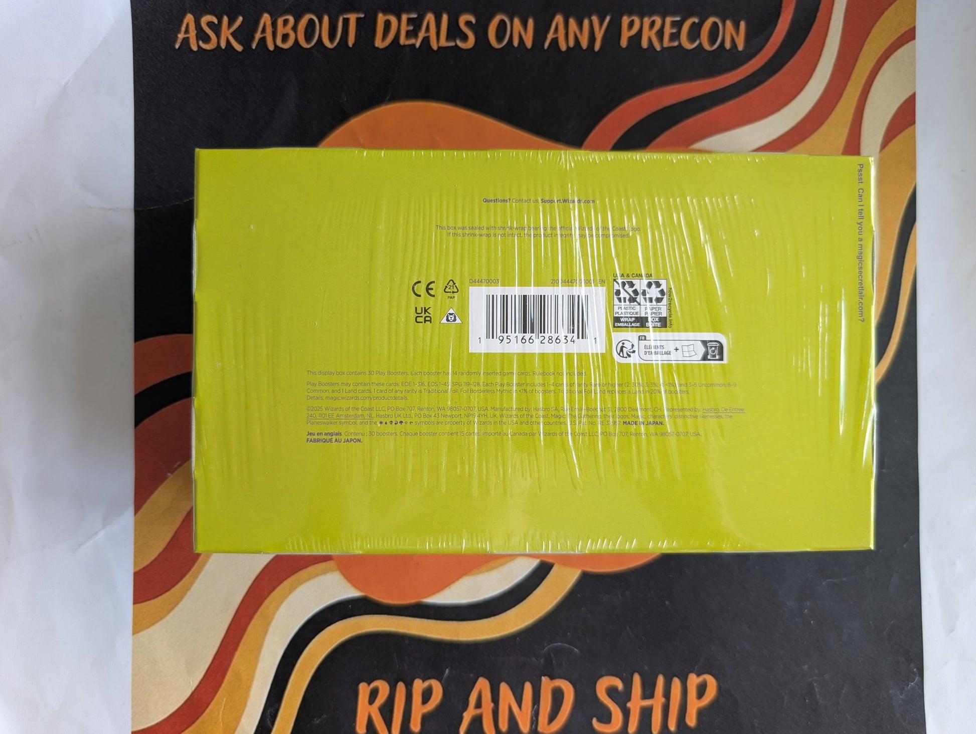 Edge of Eternities Play Booster Box (30 Packs) - real product photo