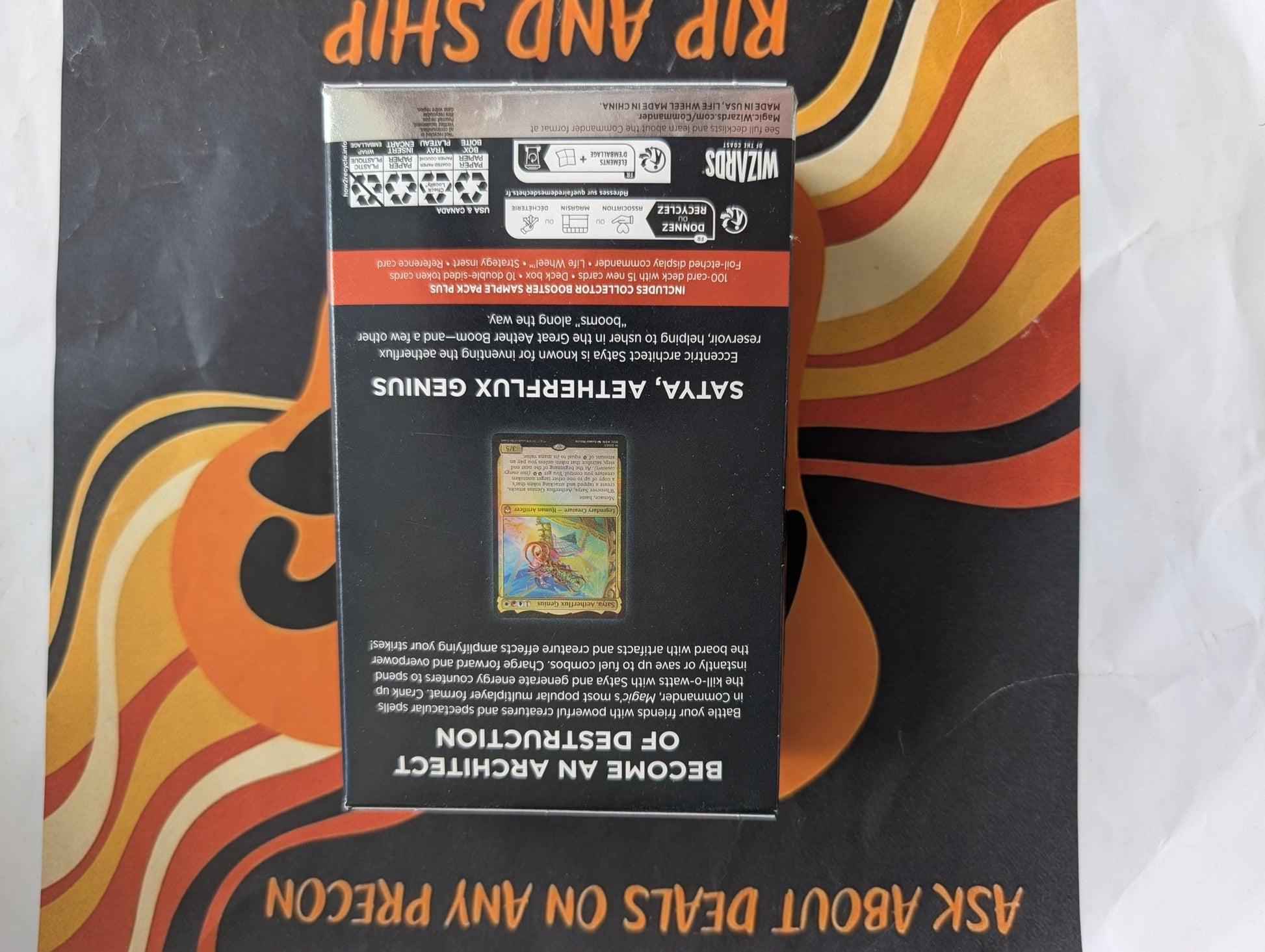 Magic: The Gathering — Living Energy Aetherdrift Commander Deck (100-Card Sealed) - real product photo
