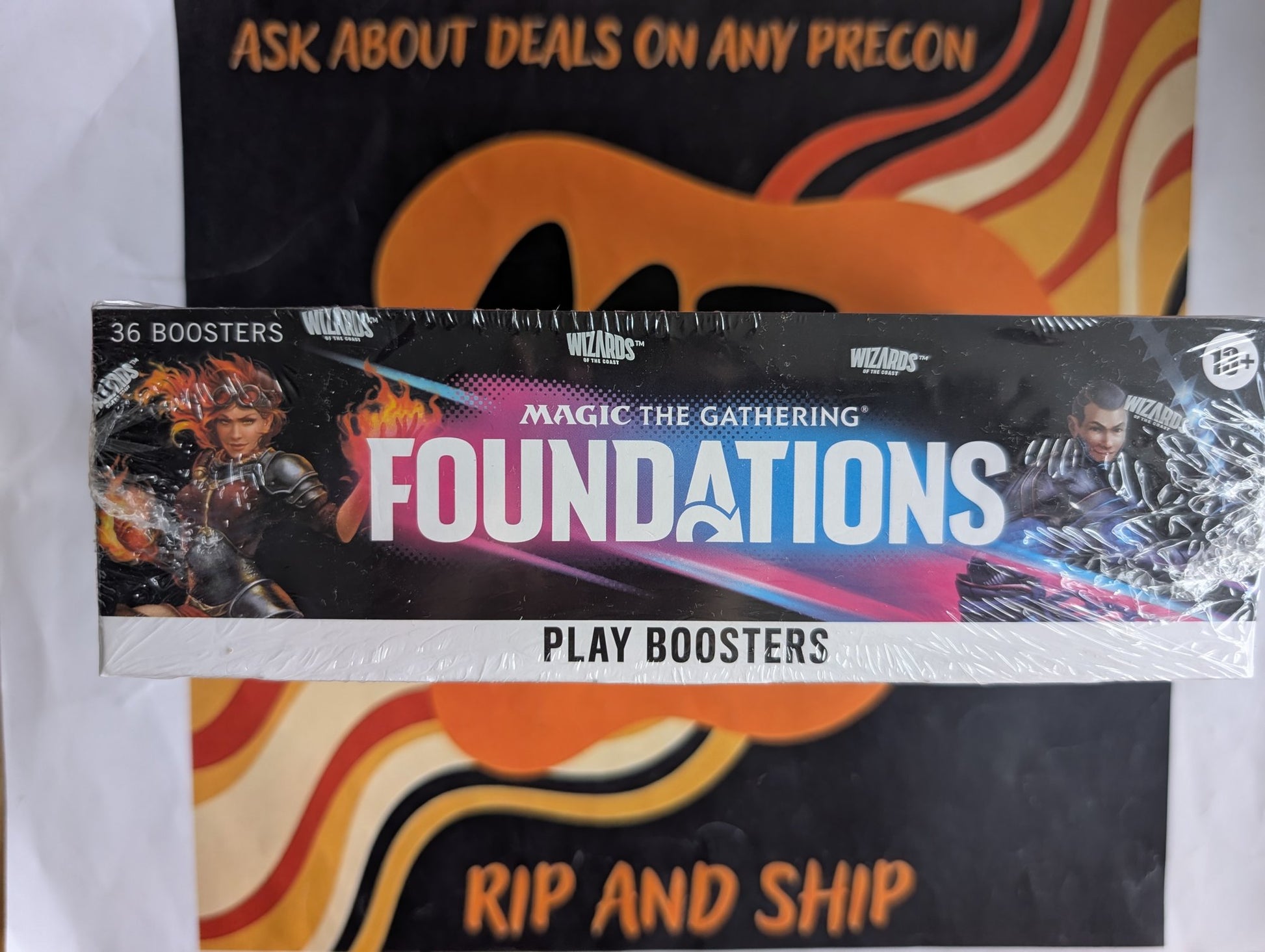 Magic: The Gathering Foundations Play Booster Box (Sealed) - real product photo top