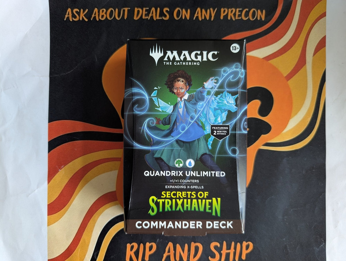 Quandrix Unlimited Commander Deck - real product photo