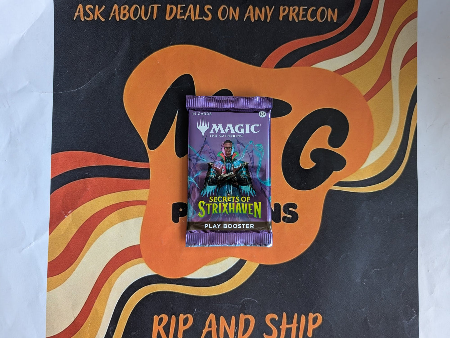 Magic: The Gathering - Secrets of Strixhaven Play Booster Pack - real product photo