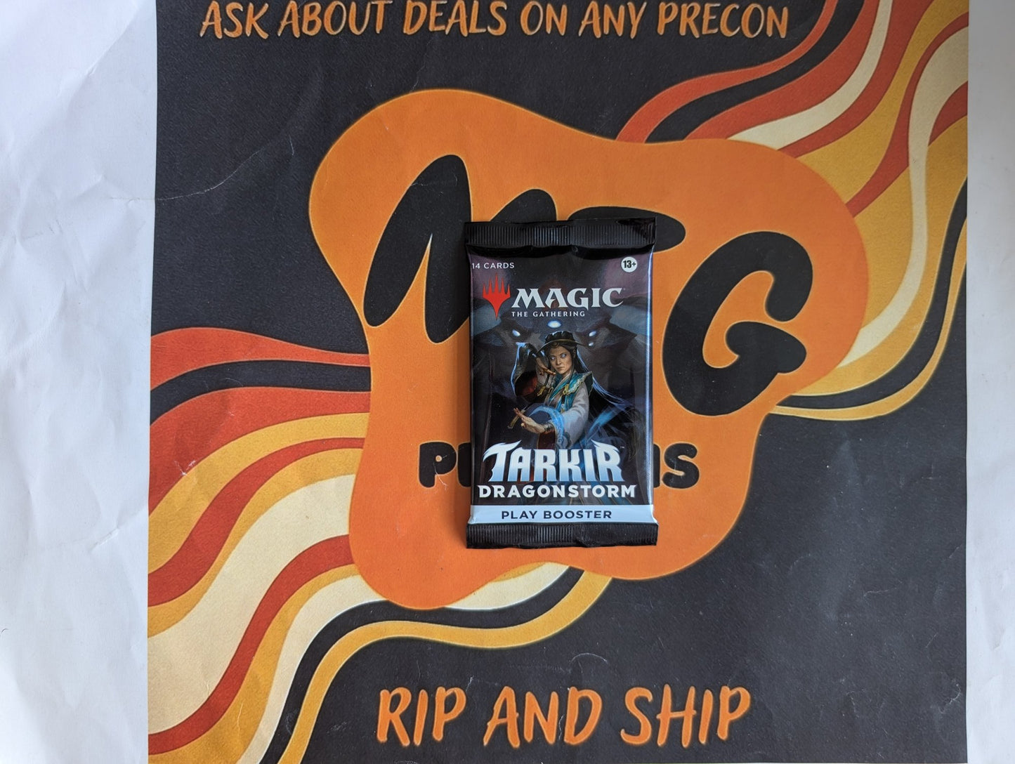 Tarkir: Dragonstorm Play Booster Pack - real product photo