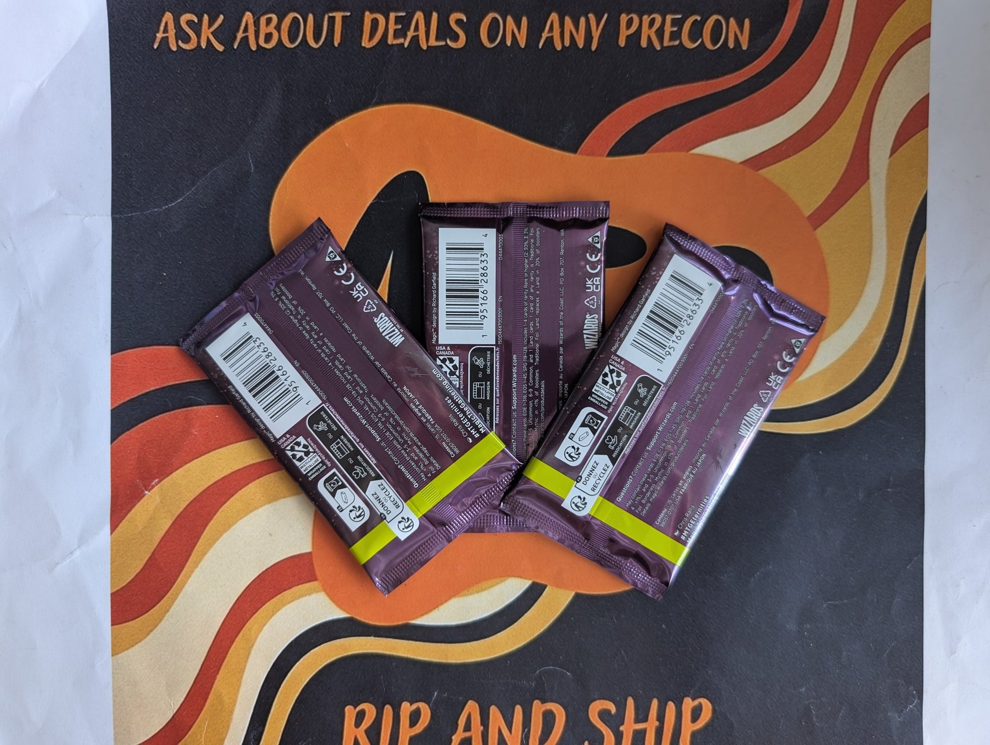 Magic: The Gathering - Edge of Eternities Play Booster 3-Pack Bundle - real product photo
