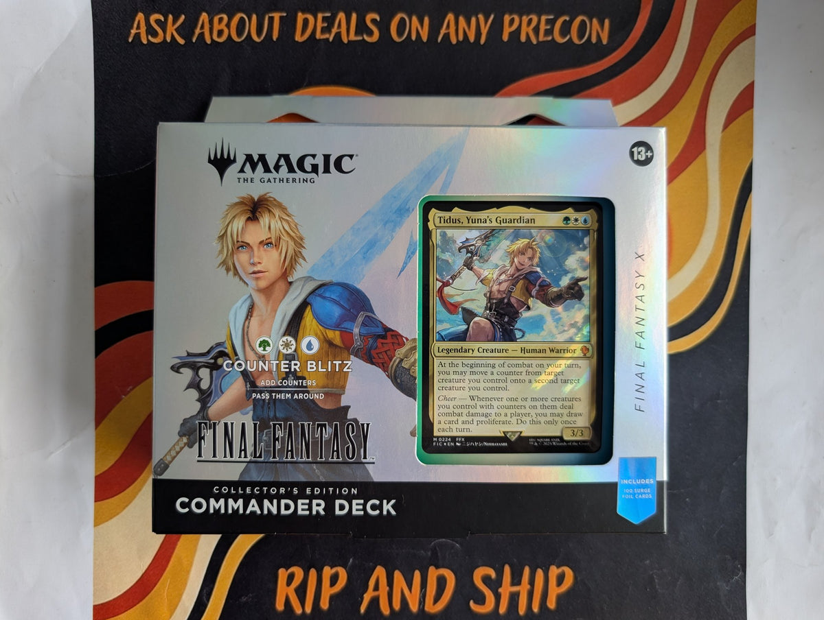 Magic: The Gathering — FINAL FANTASY • Counter Blitz (Collector's Edition Commander Deck) - real product photo
