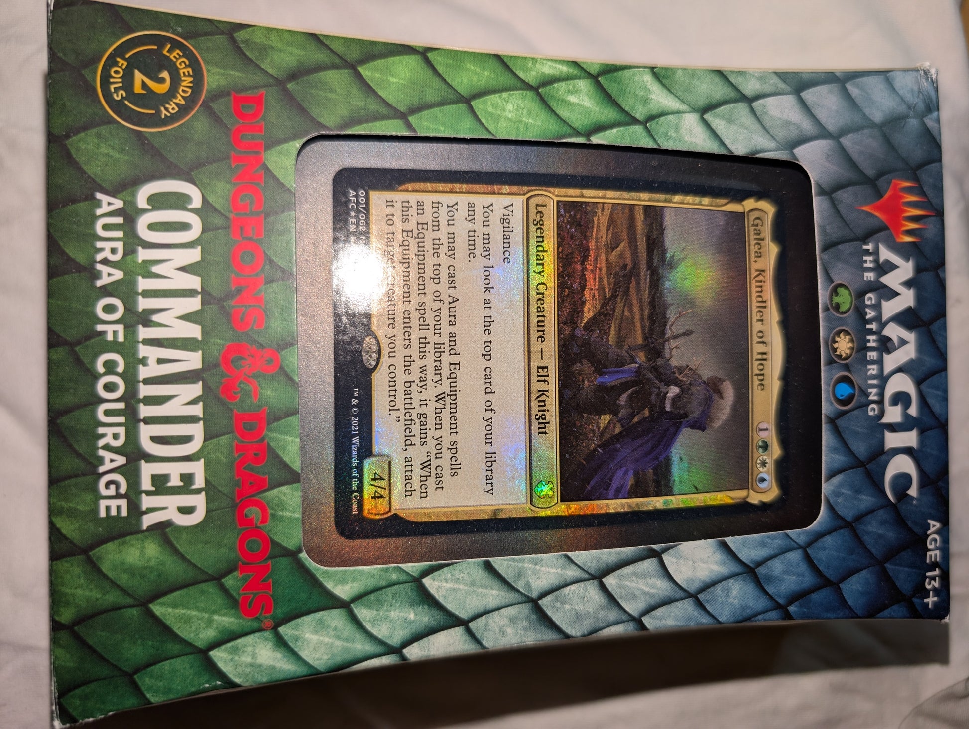 Aura of Courage Adventures in the Forgotten Realms Commander Deck – MTG  Precons