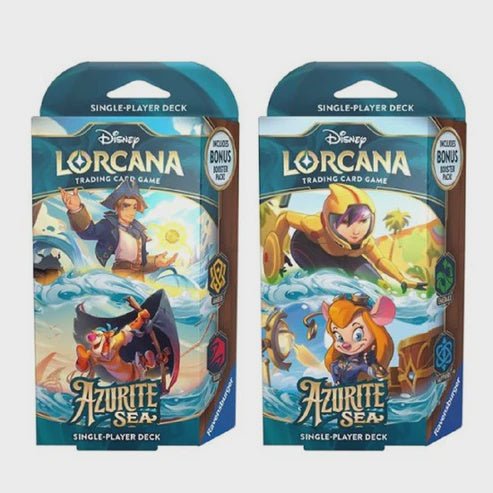 Disney Lorcana: Azurite Sea Starter Decks (Set of 2)