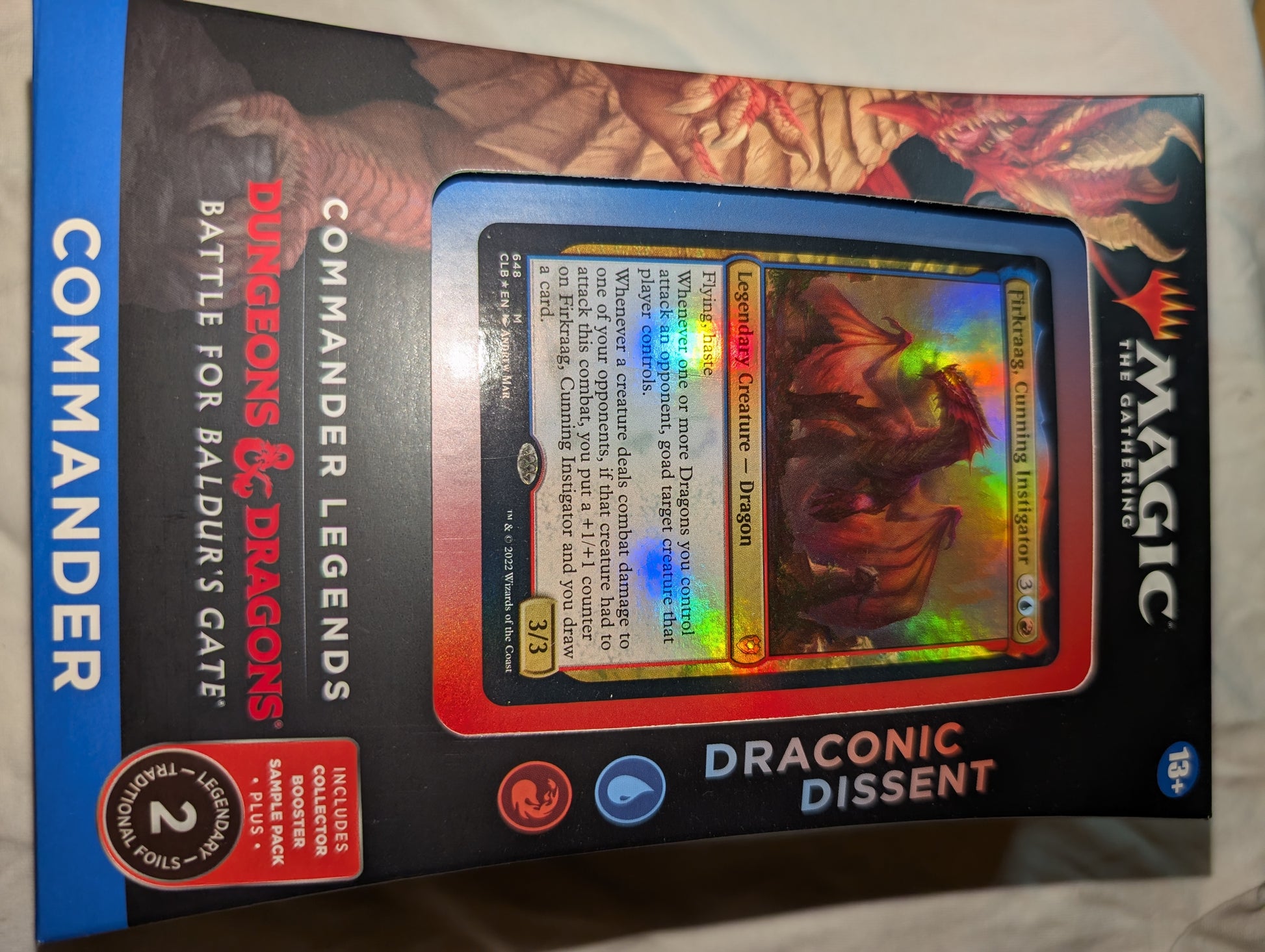 Draconic Dissent Commander Legends: Battle for Baldur's Gate Commander Deck  – MTG Precons