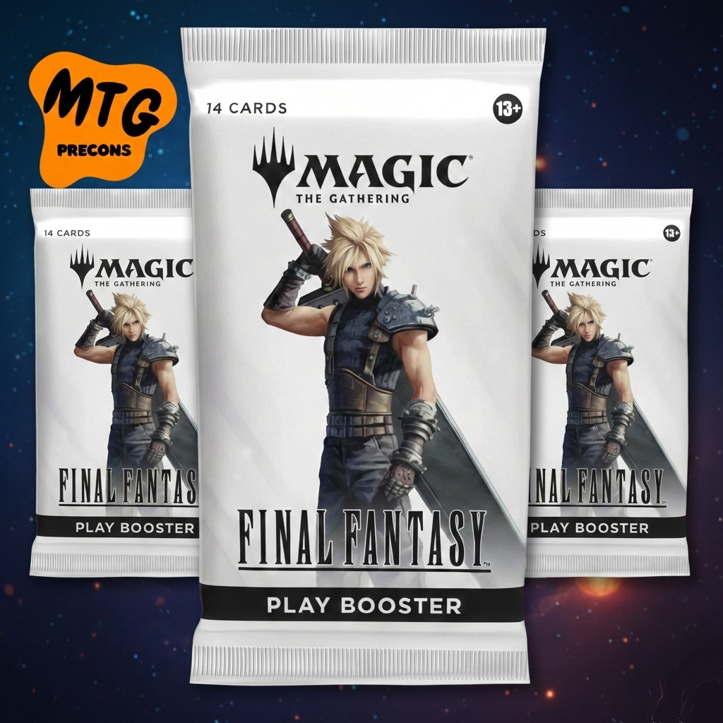 Magic: The Gathering Final Fantasy Play Booster Pack Bundle (3 Packs)