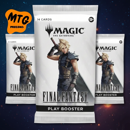 Magic: The Gathering Final Fantasy Play Booster Pack Bundle (3 Packs)