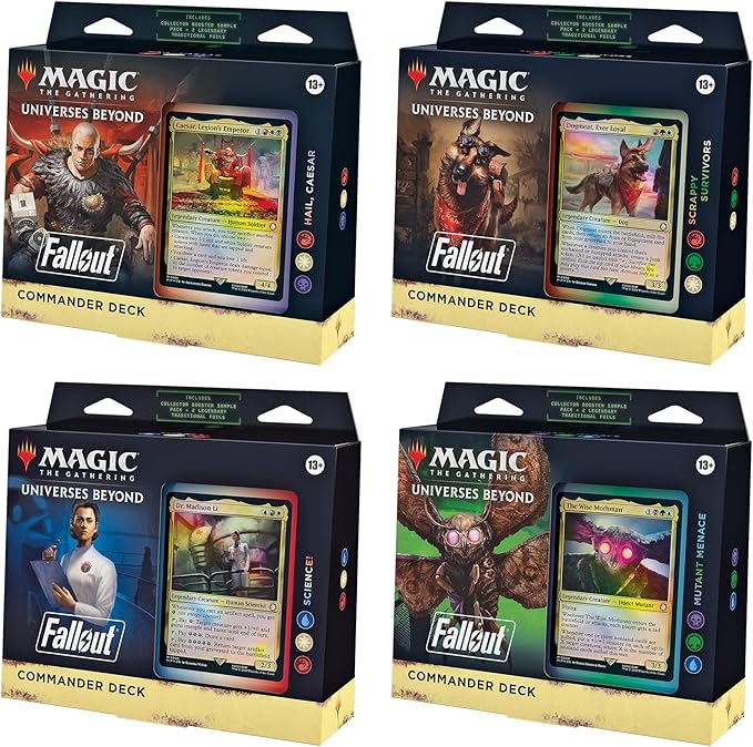 Fallout Commander Decks Bundle – All 4 MTG Universes Beyond Precons