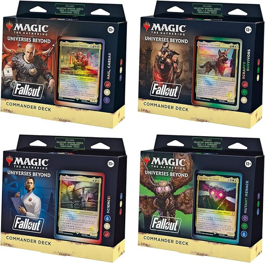 Fallout Commander Decks Bundle – All 4 MTG Universes Beyond Precons