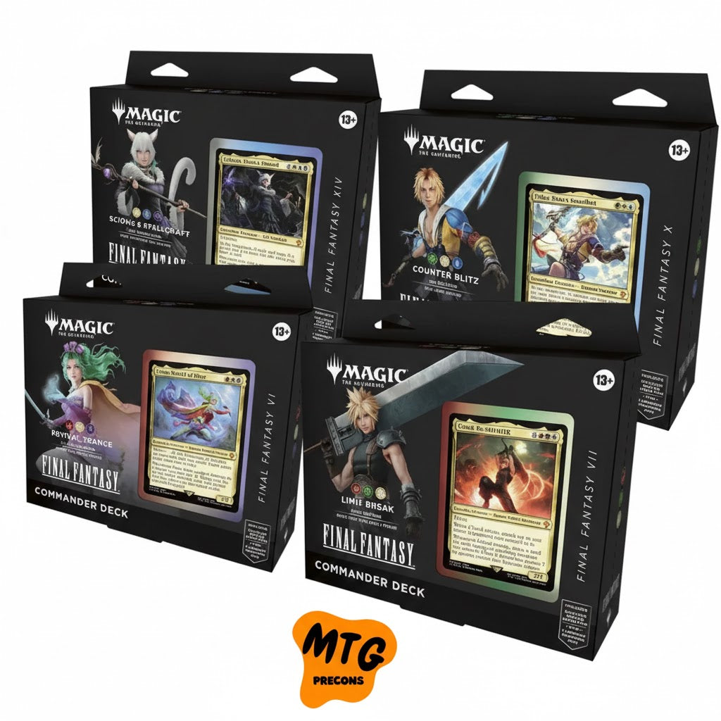 Magic: The Gathering – Final Fantasy Commander Deck Set (4 Decks)