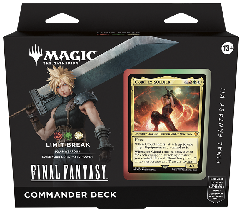 Magic: The Gathering x Final Fantasy Limit Break Commander Deck | MTG ...