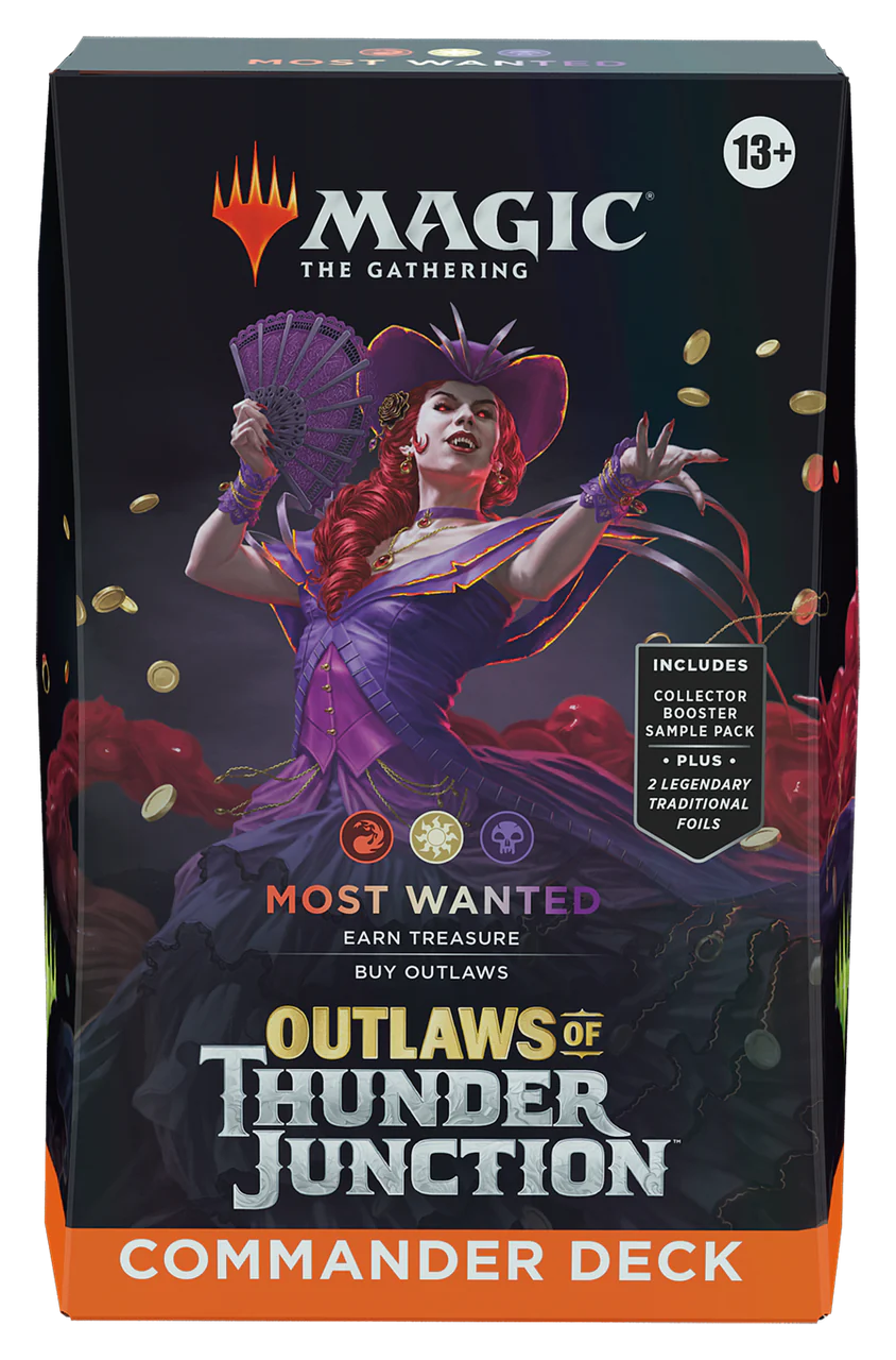 Magic: The Gathering Outlaws of Thunder Junction: "Most Wanted" Commander Deck - New and Sealed