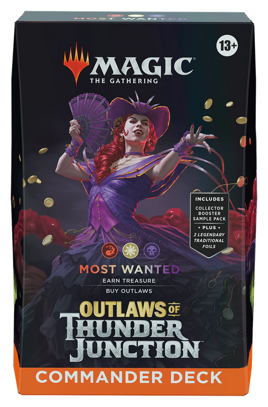 Magic: The Gathering Outlaws of Thunder Junction: "Most Wanted" Commander Deck - New and Sealed