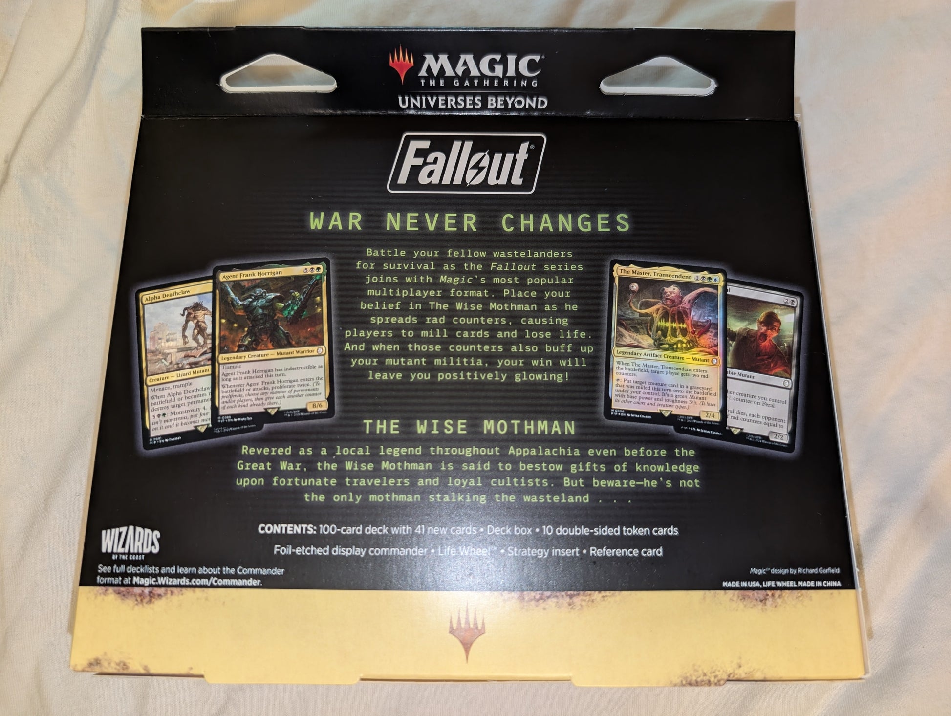 Mutant Menace Fallout Commander Deck MTG Precons Mutant Menace Fallout Commander Deck MTG Precons