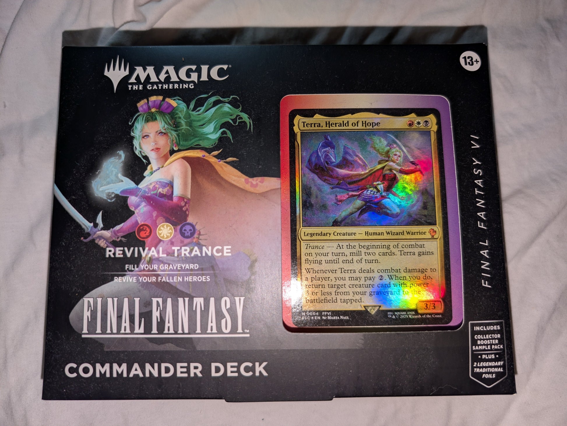 Magic: The Gathering x Final Fantasy - 'Revival Trance' Commander Deck MTG Precons Magic: The Gathering x Final Fantasy - 'Revival Trance' Commander Deck MTG Precons