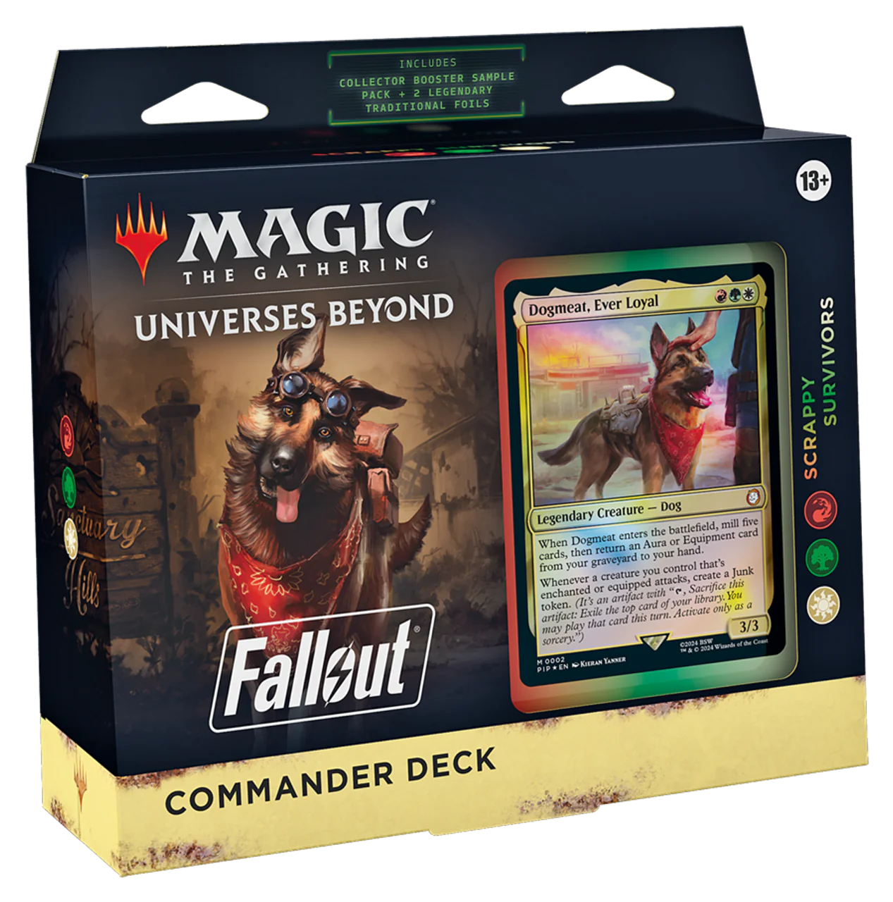 Magic: The Gathering Universes Beyond: Fallout Scrappy Survivors Commander Deck - New and Sealed