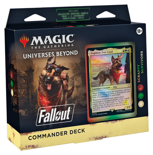 Magic: The Gathering Universes Beyond: Fallout Scrappy Survivors Commander Deck - New and Sealed