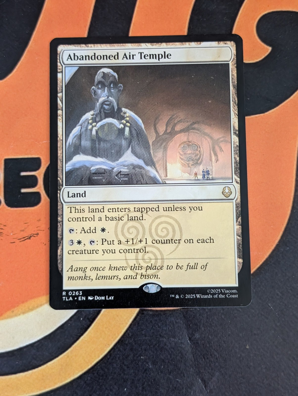 Abandoned Air Temple – actual card photo