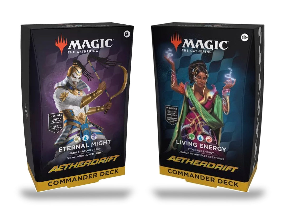 Aetherdrift Commander Deck Set - both sealed decks