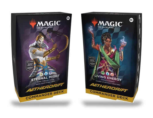Aetherdrift Commander Deck Set - both sealed decks