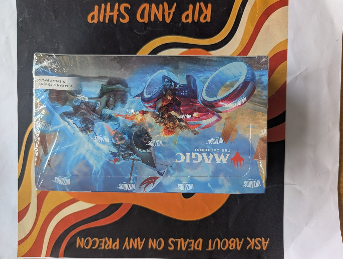 Magic: The Gathering Aetherdrift Play Booster Box - sealed display front, real product photo