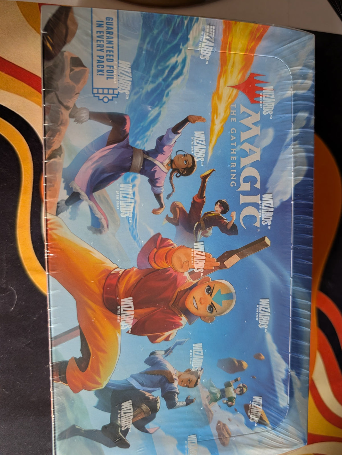 Avatar: The Last Airbender Play Booster Box — sealed, real product photo (front)