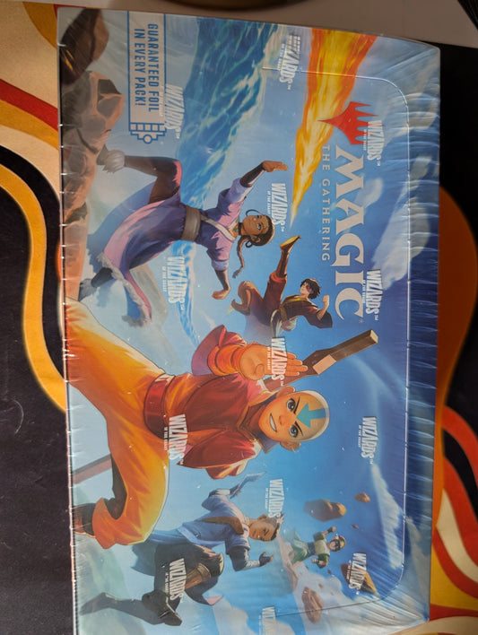 Avatar: The Last Airbender Play Booster Box — sealed, real product photo (front)