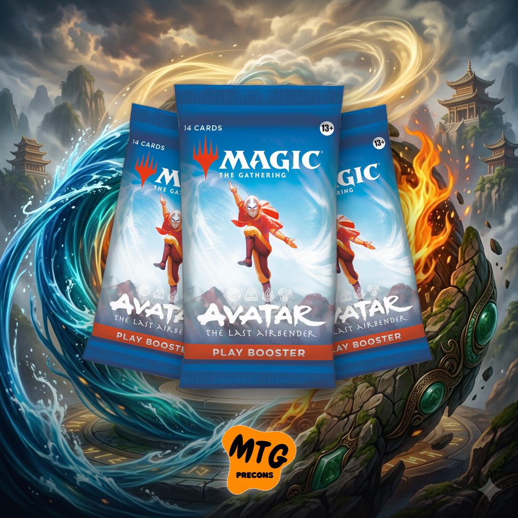 Magic: The Gathering - Avatar: The Last Airbender Play Booster 3-Pack Bundle