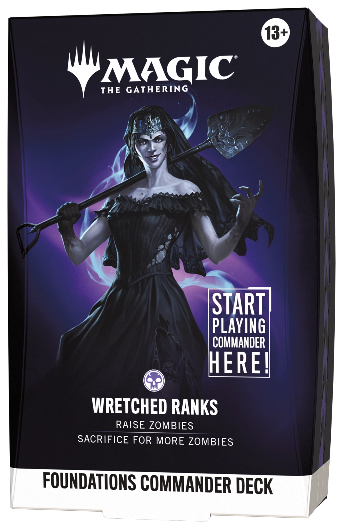 MTG Foundations Commander Deck - Wretched Ranks - sealed deck box