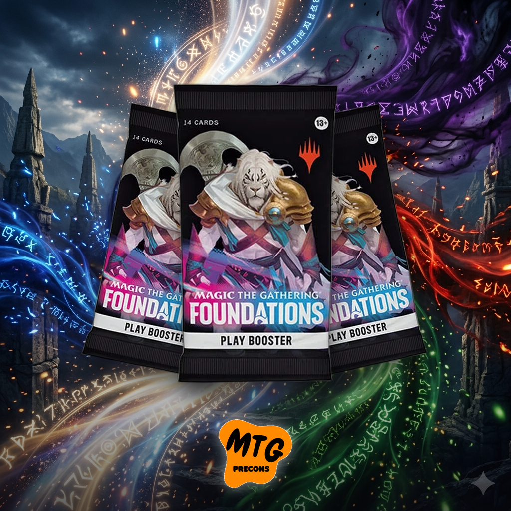 Magic: The Gathering - Foundations Play Booster 3-Pack Bundle