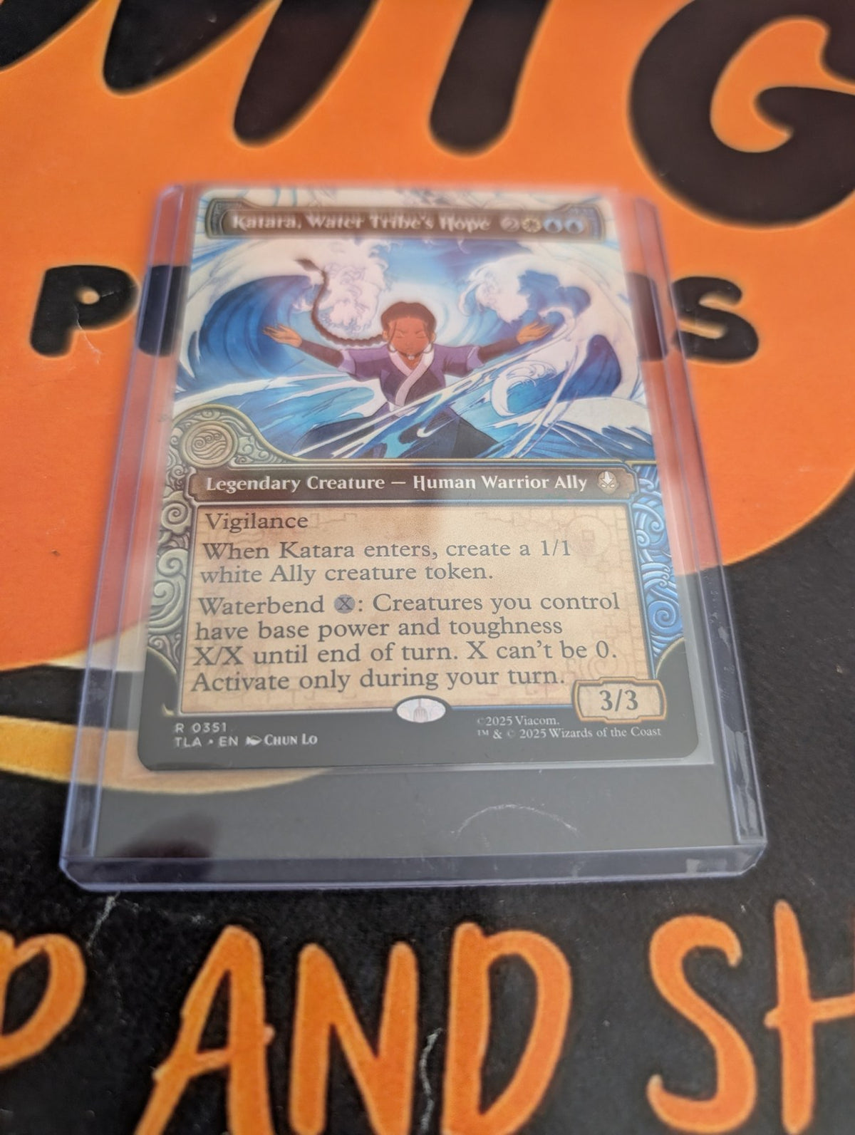 Katara, Water Tribe's Hope – actual card photo