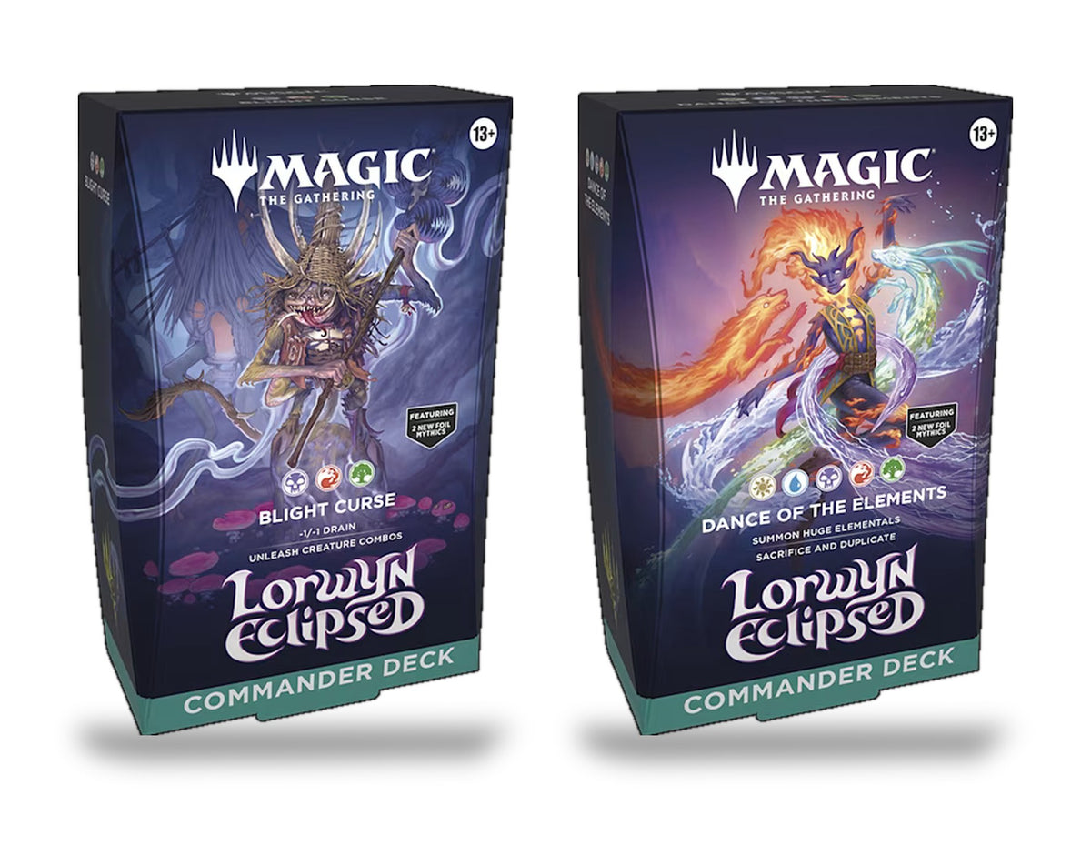 Lorwyn Eclipsed Commander Deck Set - both sealed decks
