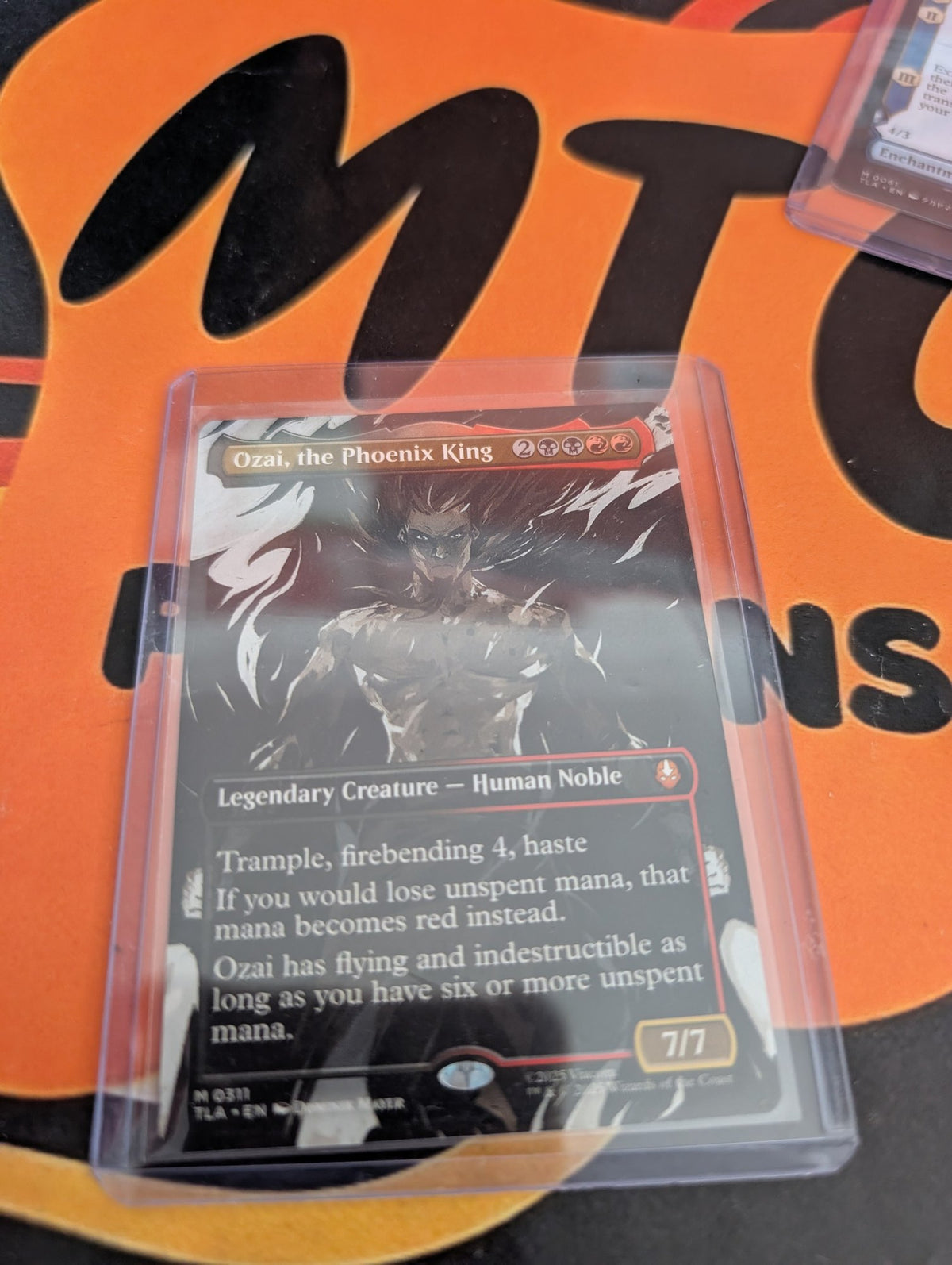 Ozai, the Phoenix King – actual card photo