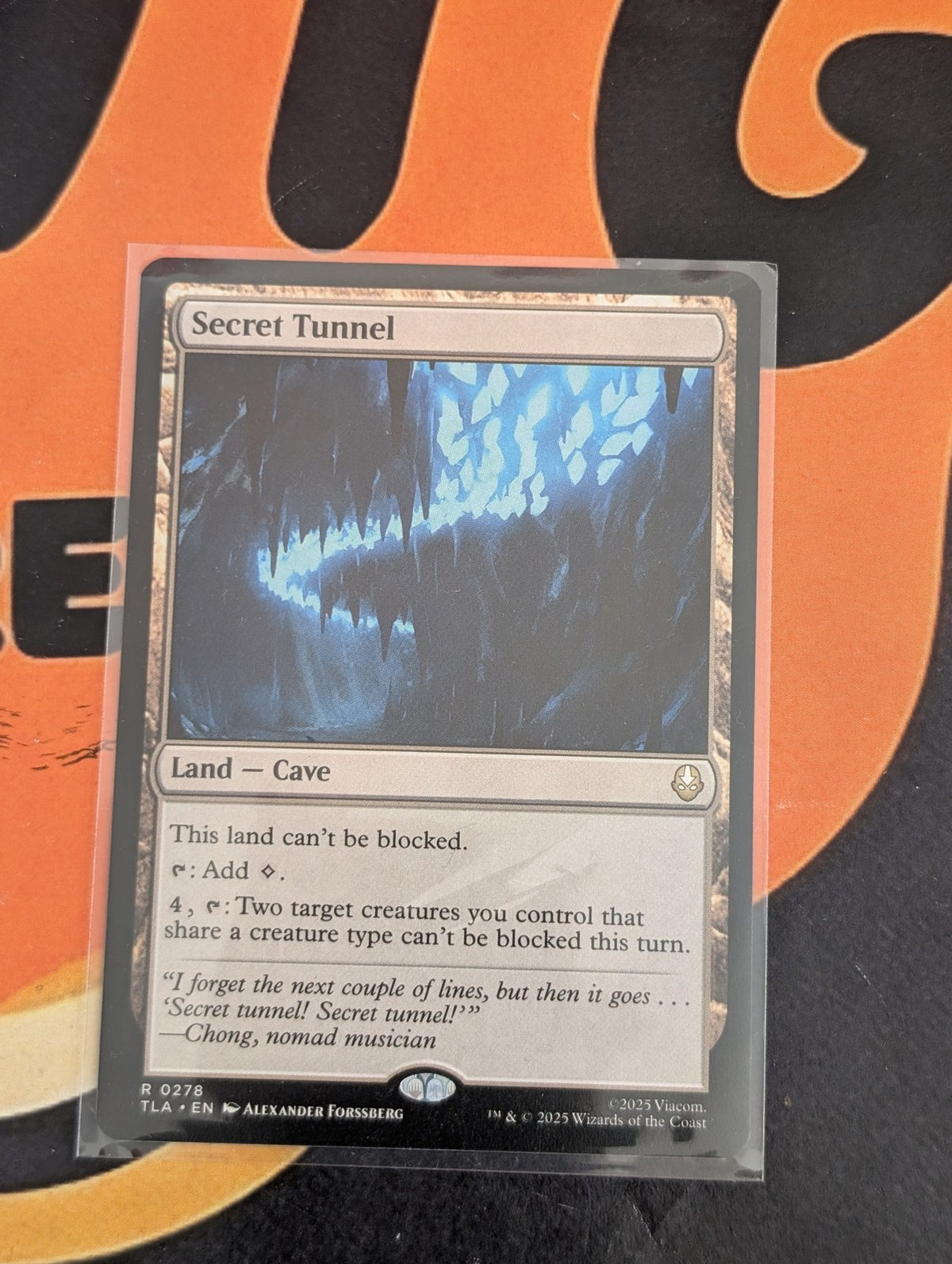 Secret Tunnel – actual card photo