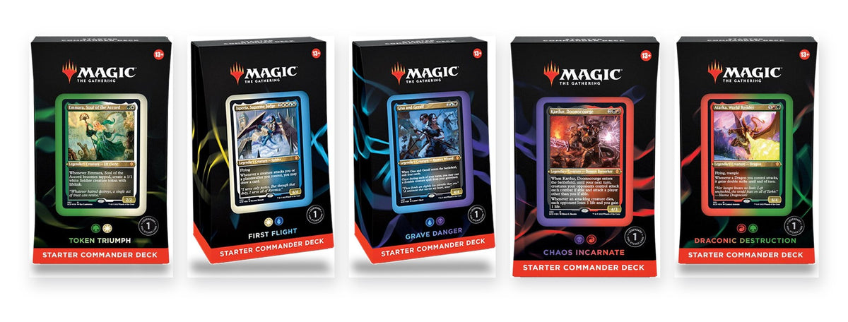 Starter Commander Deck Set - all five sealed decks