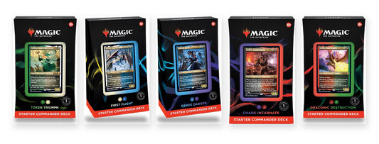 Starter Commander Deck Set - all five sealed decks